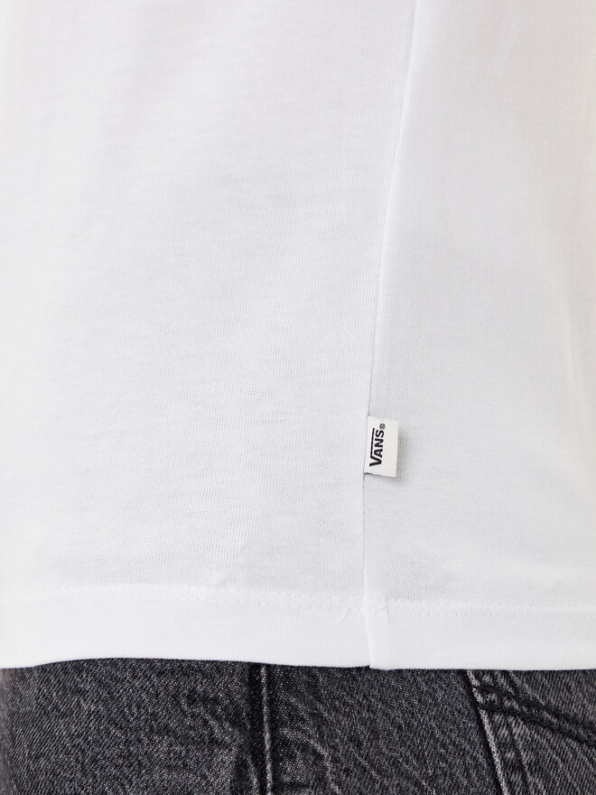 Vans Vans Majica Wm Flying V Crew Tee VN0A3UP4 Bela Regular Fit