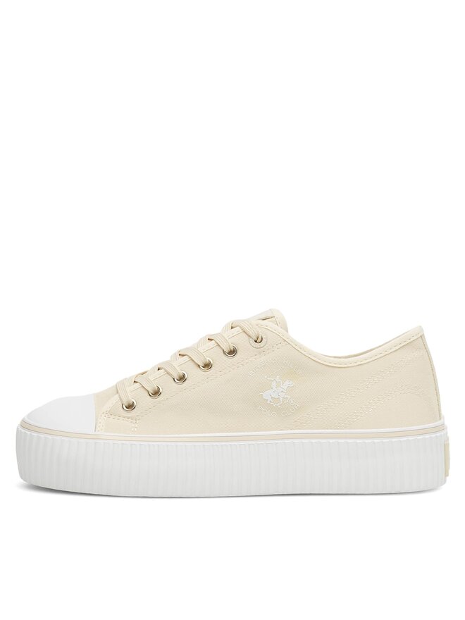 Beverly Hills Polo Club Sneakers aus Stoff Beverly Hills Polo Club W-BHPC027M Écru