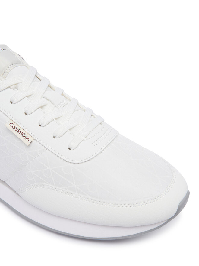 Calvin Klein Sneakers Calvin Klein Retro Runner T Lth Aop Ny HM0HM02213 Weiß