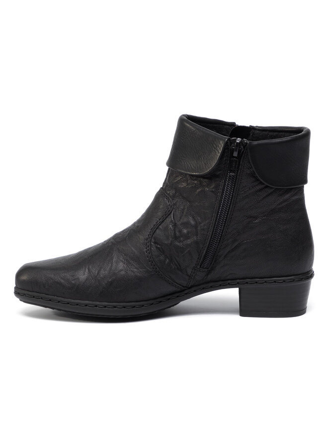 Rieker Botine Rieker Y07A8-01 Negru