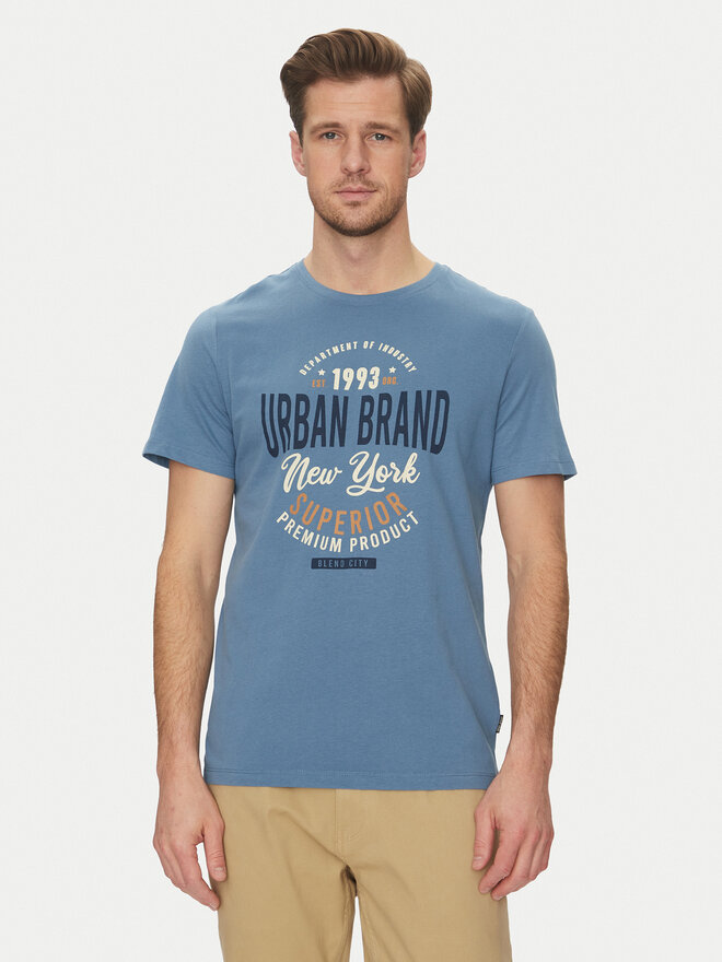 Blend Blend Футболка 20717759 Голубий Regular Fit