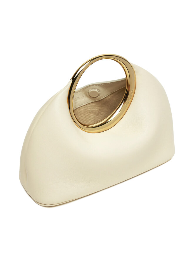 JACQUEMUS Bolso JACQUEMUS Mini ring handbag 241BA395 Écru