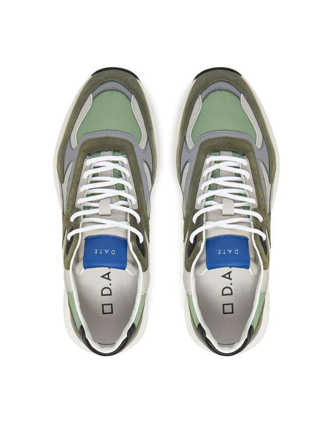 D.A.T.E. Sneakersy D.A.T.E. Fuga M421-FG-NY Zielony