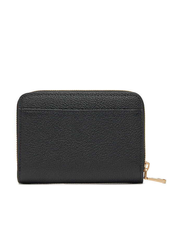 Calvin Klein Velika moška denarnica Calvin Klein Minimal Monogrm Lthr Med Flap Zi LV04F1064G Črna