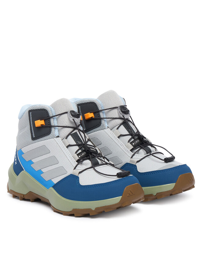 adidas Trekkingschuhe adidas Terrex Ax4R Mid Hiking Shoes Kids KI5811 Grau