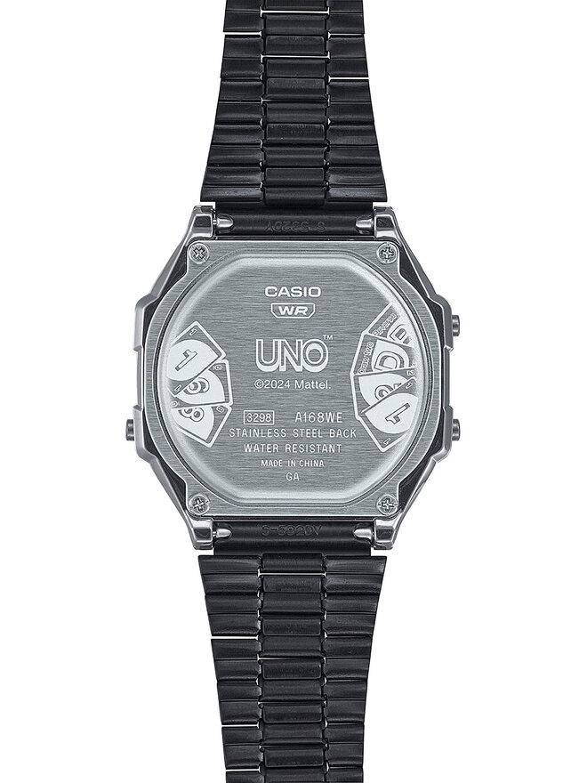 Casio Zegarek Casio Vintage Maxi X Uno™ A168WEUC-1AER Czarny