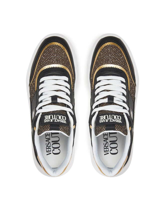 Versace Jeans Couture Sneakersy Versace Jeans Couture 78VA3SC4 Czarny