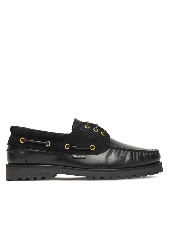 Barbour Mocasini Barbour Deck Boat MFO0795BK51 Negru