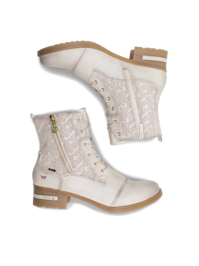 Mustang Schnürschuhe Mustang 1229-508 Beige