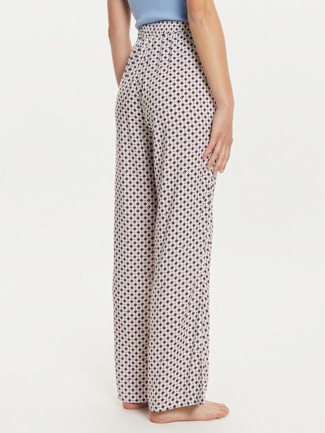 Tommy Hilfiger Tommy Hilfiger Pyjamahose UW0UW05225 Écru Regular Fit