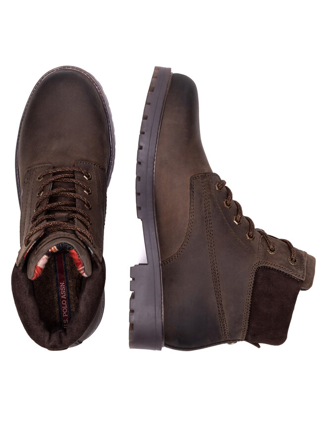 U.S. Polo Assn. Schnürstiefeletten U.S. Polo Assn. YUMI002M/DL1 Braun