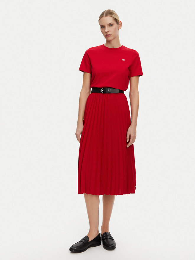 Tommy Hilfiger Tommy Hilfiger Футболка WW0WW45522 Червоний Regular Fit