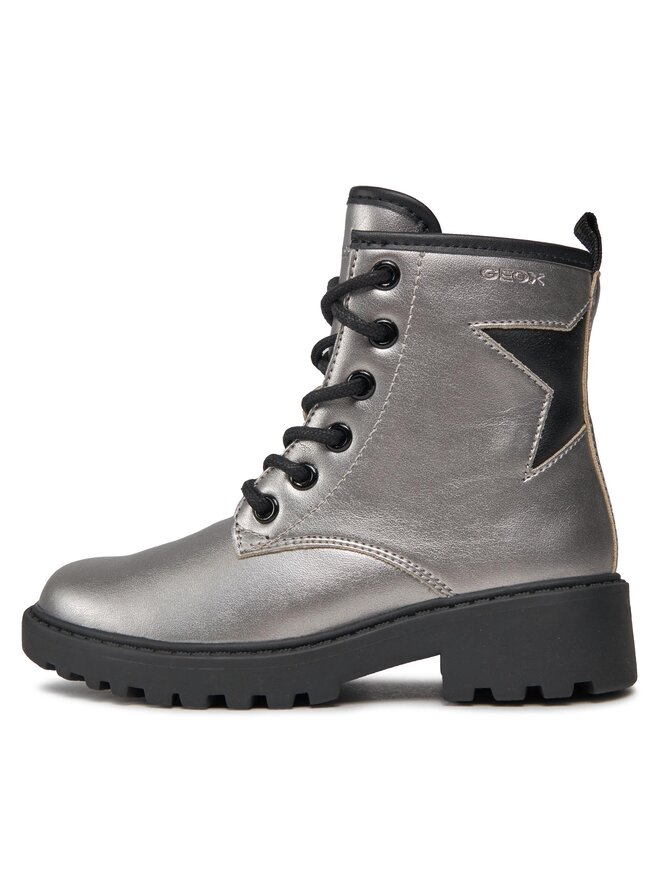 Geox Trapery Geox Jr Casey J9420G 000NF C1363 S Srebrny