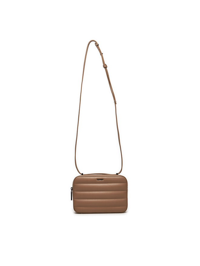Calvin Klein Torebka Calvin Klein Line Quilt Camera Bag K60K612114 Brązowy