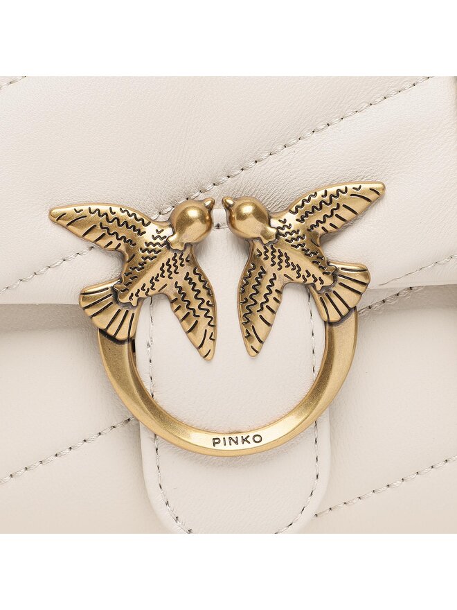 PINKO Torebka PINKO Love Baby Puff C PE 23 PLT 100040 A0F2 Écru