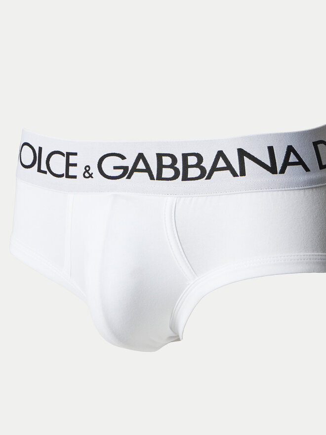 Dolce&Gabbana Dolce&Gabbana 2er-Set Slips M9D69J ONN97 Weiß