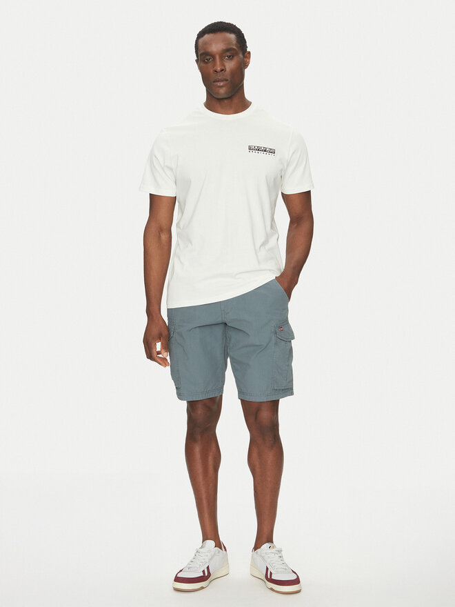 Napapijri Napapijri Majica S-Vignoni NP0A4ILX Écru Regular Fit