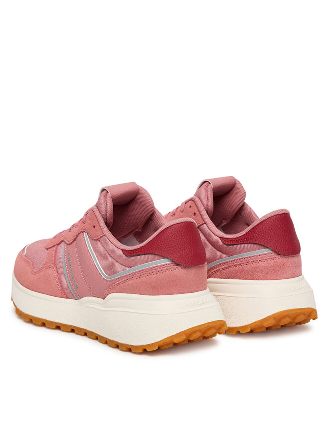 Tommy Jeans Снікерcи Tommy Jeans Tjw Cleated Runner EN0EN02788 Рожевий