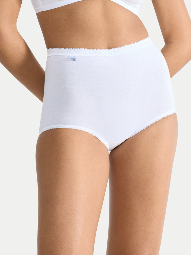 Sloggi Sloggi Klassischer Damenslip mit hoher Taille Basic 10007656 Weiß
