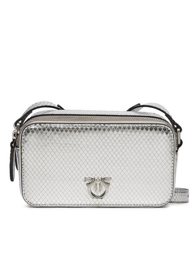 PINKO Torebka PINKO Camera Case AI 24-25 PLTT 102810 A1VG Srebrny
