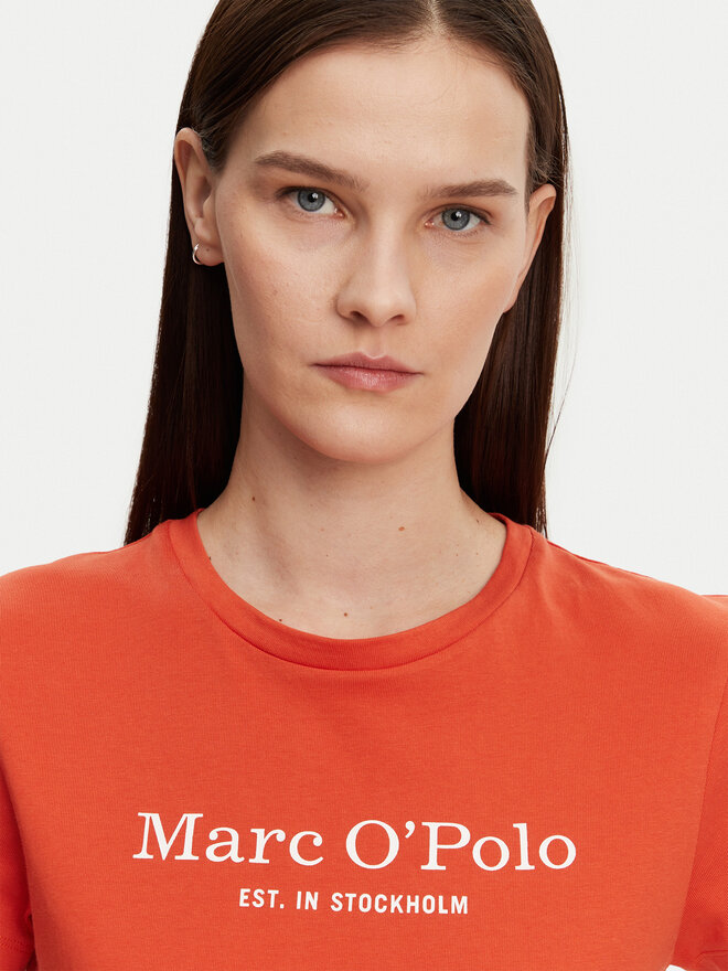 Marc O'Polo Marc O'Polo Marškinėliai 502 2293 51055 Raudona Regular Fit