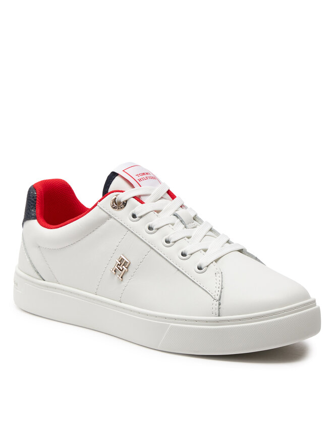 Tommy Hilfiger Sportcipők Tommy Hilfiger Essential Elevated Court Sneaker FW0FW07685 Ekru