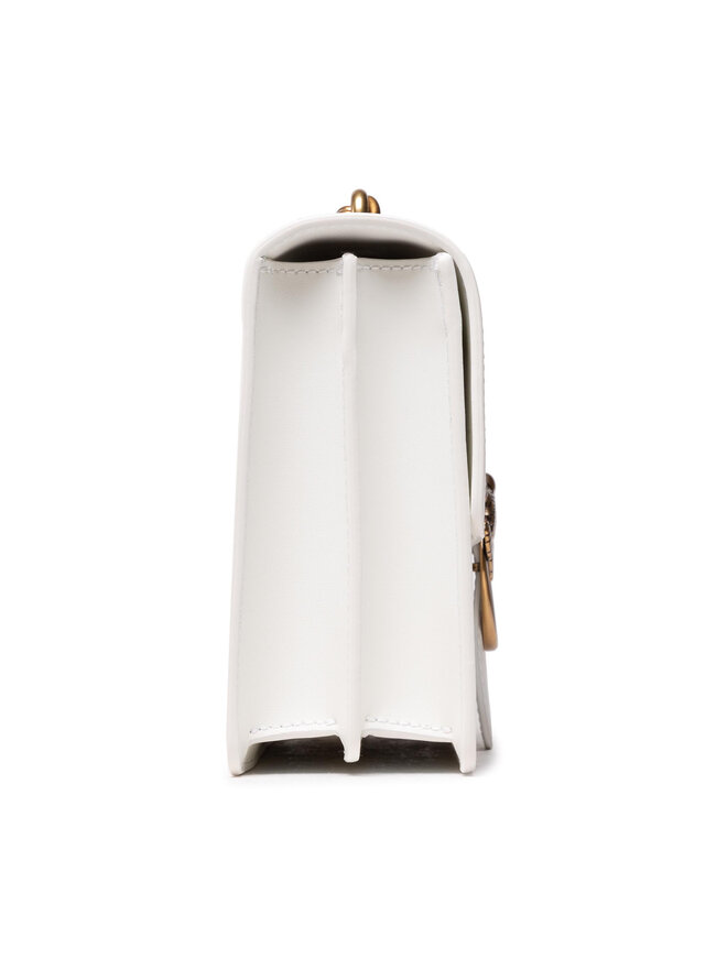 PINKO Handtasche Pinko Love Classic Icon Simply 4 C AI 21-22 PLTT 1P22A6 Y6XT Weiß