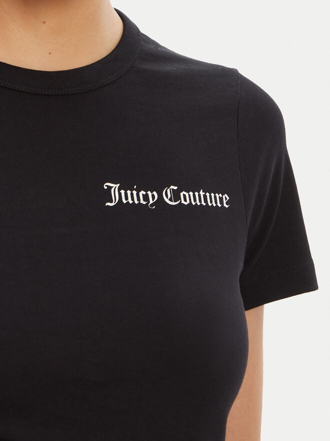 Juicy Couture Juicy Couture Футболка La Beach JCWCT125319 Чорний Regular Fit