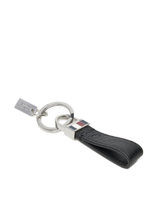 Tommy Hilfiger Zestaw portfel i brelok Tommy Hilfiger Th Premium Mini AM0AM12788 Czarny