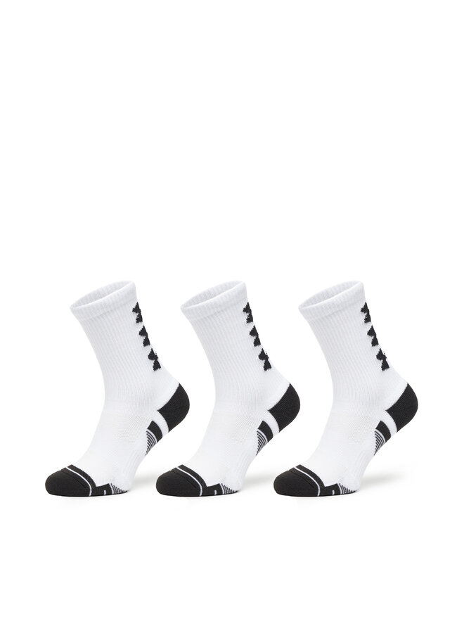 Under Armour Набір 3 пар високих чоловічих шкарпеток Under Armour UA Perform Tech 3p Crew 1379515 Білий