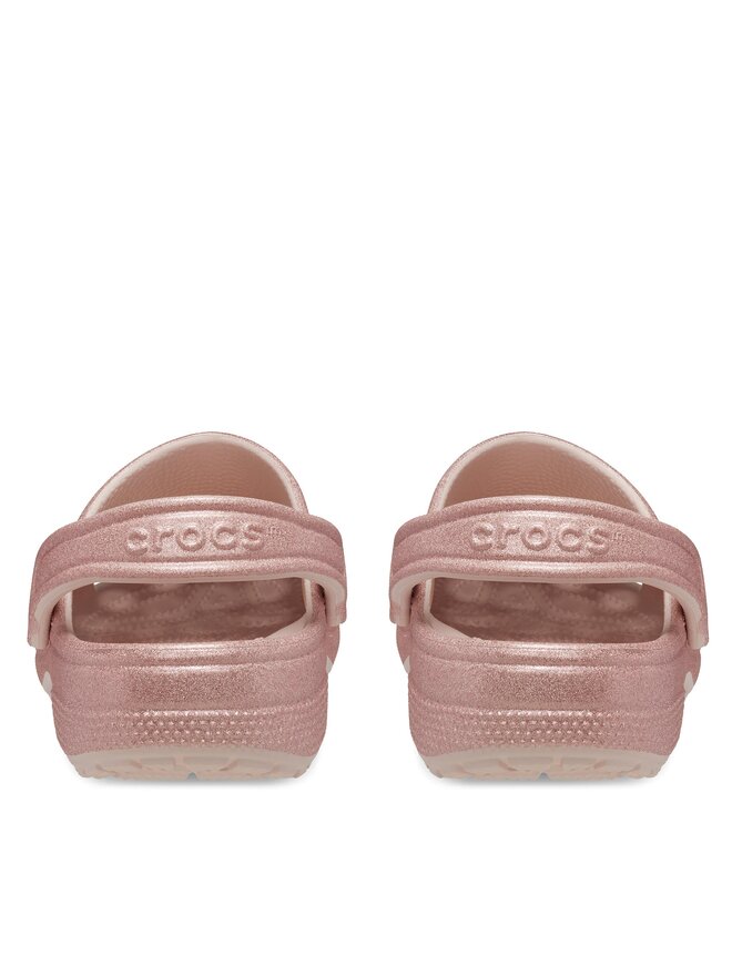 Crocs Παντόφλες Crocs Classic Glitter Clog Quartz 205942 Ροζ