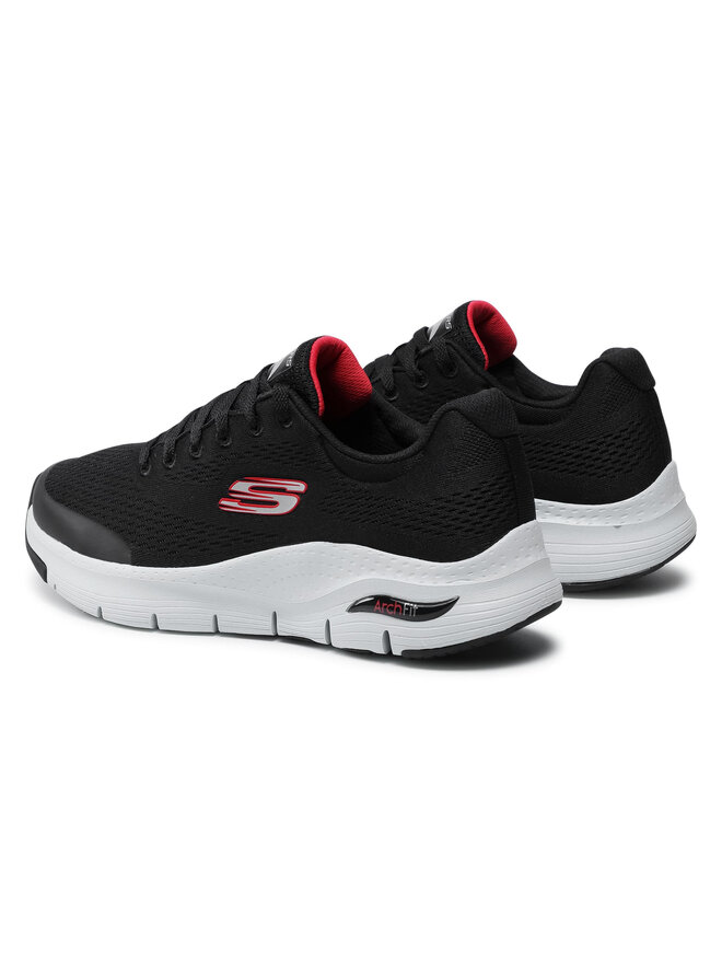 Skechers Sneakersy Skechers Arch Fit 232040/BKRD Czarny