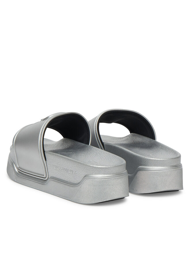 KARL LAGERFELD Papucs KARL LAGERFELD Kondominium KL88819 Ezüst