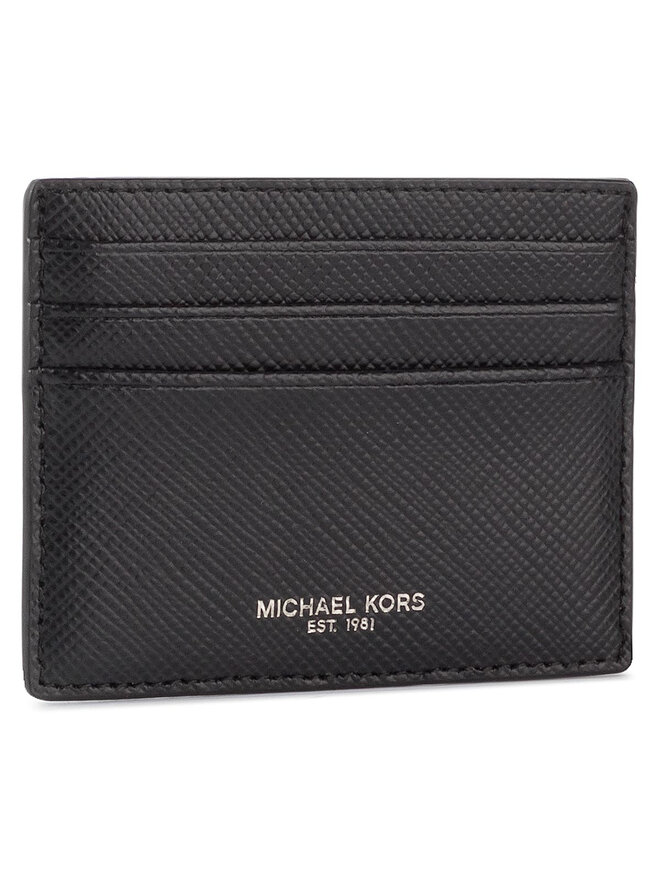 MICHAEL Michael Kors Etui za kreditne kartice MICHAEL Michael Kors Tall Card Case 39F6LHRD2L Crna