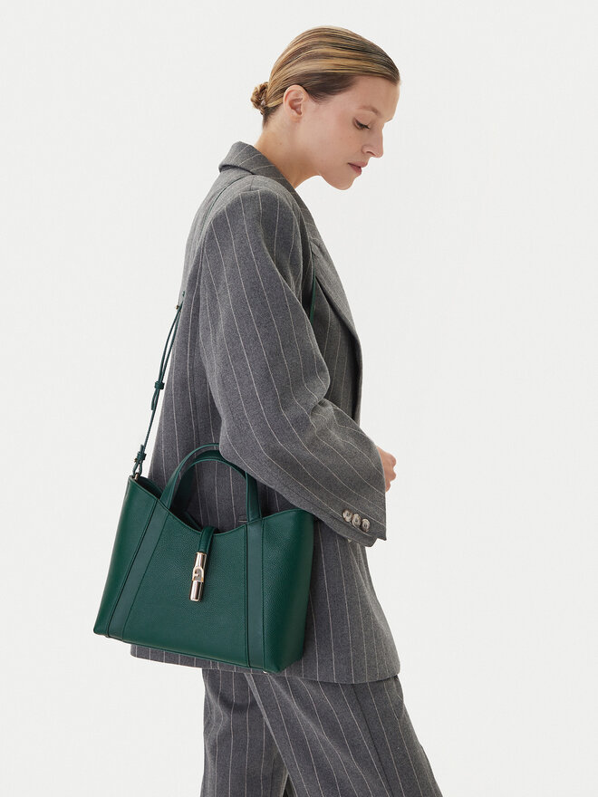 Furla Geantă Furla Goccia Shopper Bag S WB01789 BX3353 KH 4282S Verde