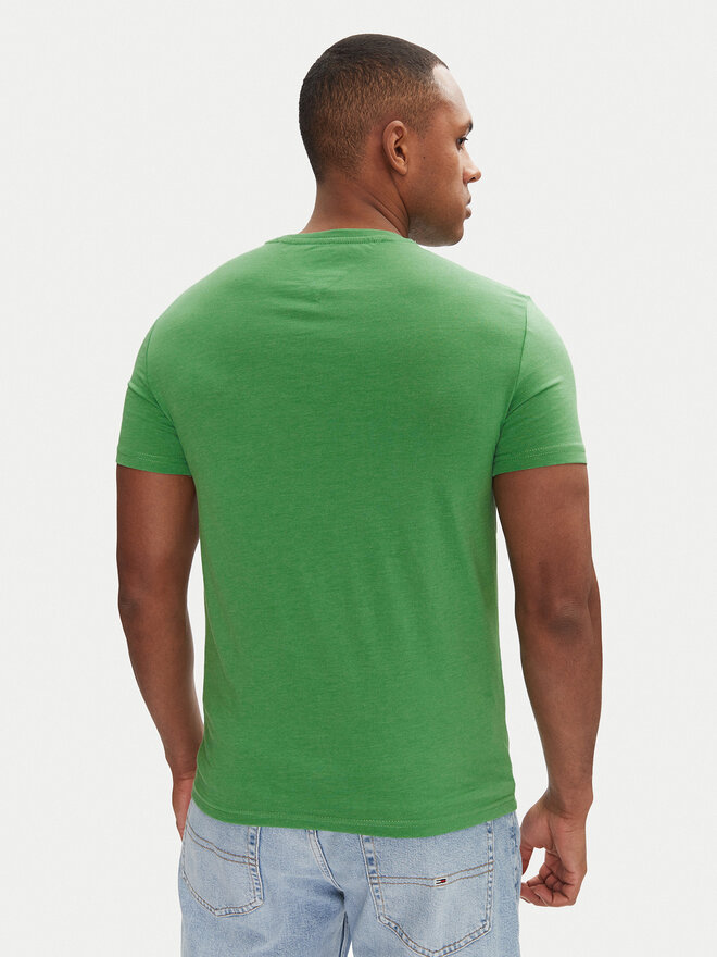 Tommy Jeans Tommy Jeans T-Shirt Jaspe DM0DM20363 Grün Slim Fit