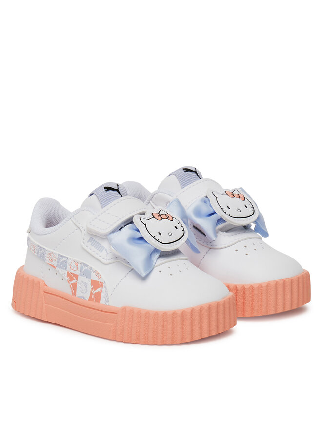 Puma Sneakersy Puma Carina 3.0 HK&FR V Inf 401421 01 Biela