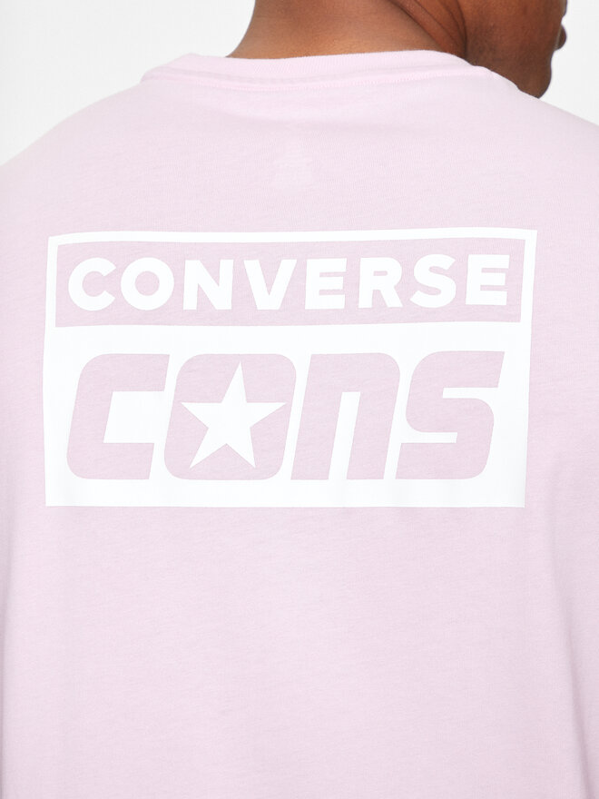 Converse Converse Marškinėliai M Cons Tee 10021134-A26 Violetinė Regular Fit