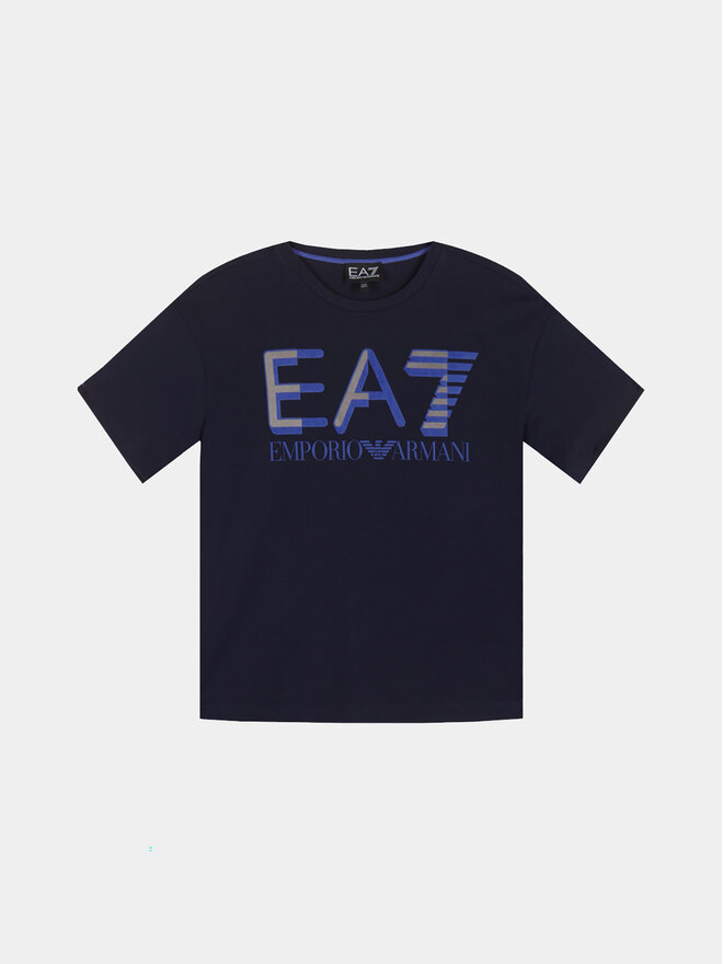 EA7 Emporio Armani EA7 Emporio Armani T-shirt 6RBT58 BJ02Z 1554 Tamnoplava Regular Fit