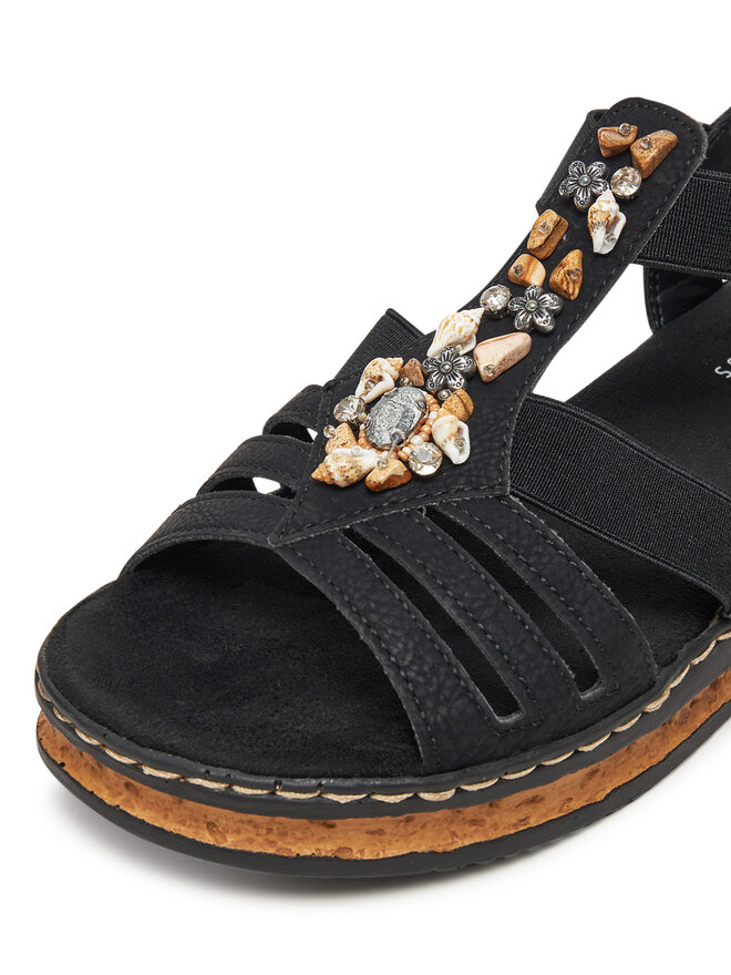 Rieker Sandalen Rieker 62949-00 Schwarz