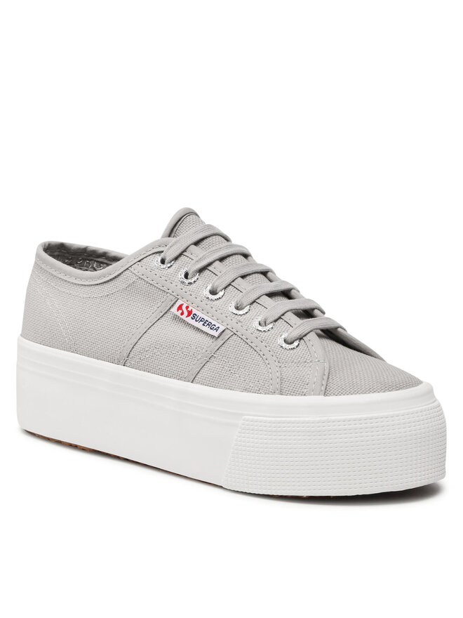 Superga light grey platform hotsell