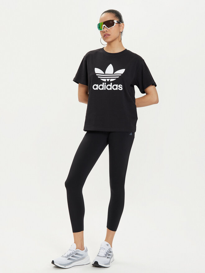 adidas adidas T-Shirt Trefoil IR9533 Μαύρο Regular Fit