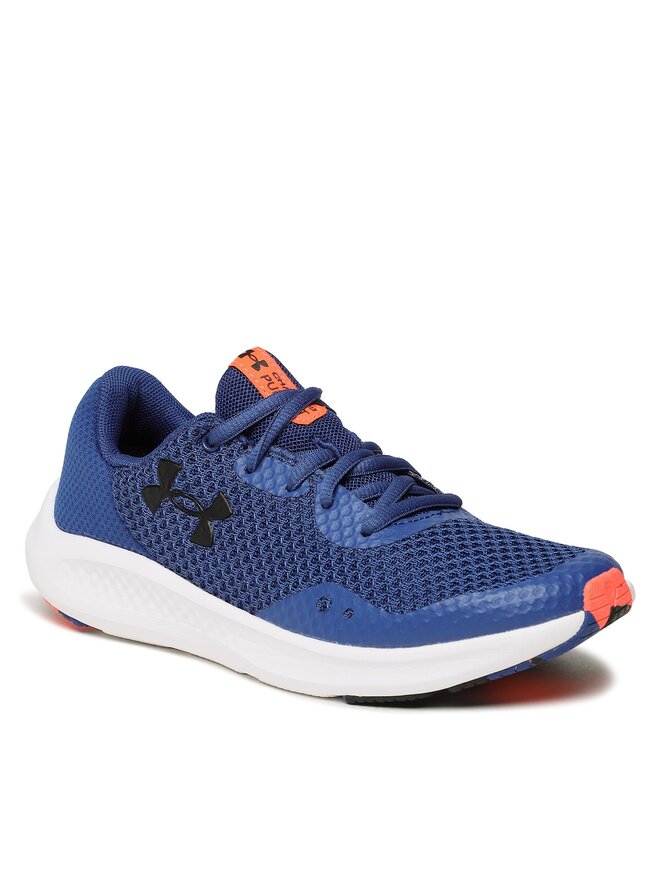 Under Armour Buty do biegania Under Armour UA BGS Charged Pursuit 3 3024987-403 Granatowy