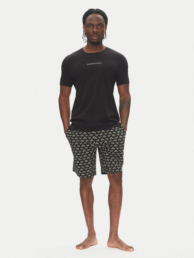 Emporio Armani Underwear Emporio Armani Underwear Pižama EM000400 AF10793 FC063 Juoda Regular Fit
