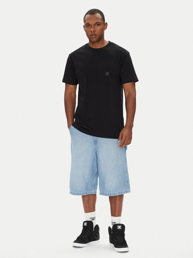 DC DC T-Shirt ADYKT03246 Μαύρο Regular Fit