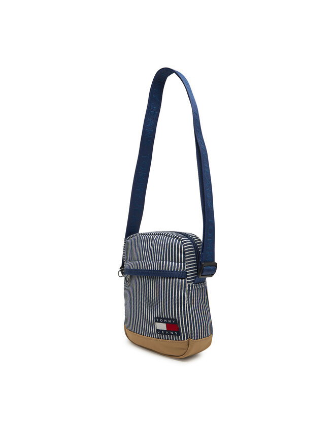 Tommy Jeans Ľadvinka Tommy Jeans Tjm Ess Daily Stripe Reporter AM0AM13327 Modrá