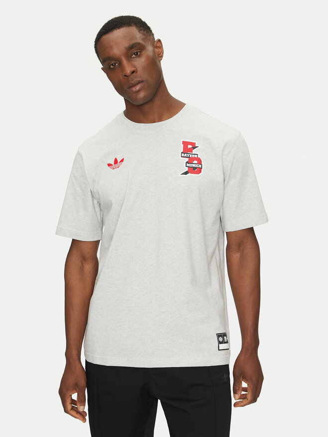 adidas adidas Футболка FC Bayern VRCT JL6112 Сірий Regular Fit