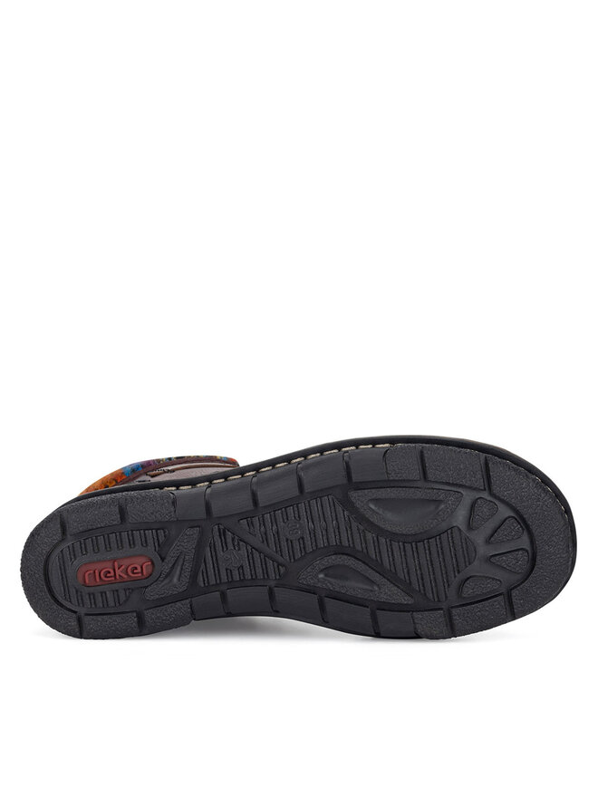 Rieker Īsie zābaki Rieker 73343-35 Bordo