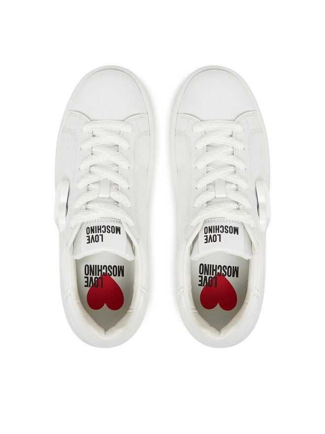 LOVE MOSCHINO Sneakersy LOVE MOSCHINO JA15545G0MIA410A Biały