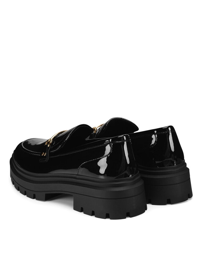 DeeZee Loafersy DeeZee 58682-9 Czarny